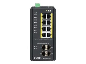 ZyXEL RGS200-12P / Desktop Switch / 12x 1Gbps / 8x GbE + 4x SFP / PoE 30W (RGS200-12P-ZZ0101F)