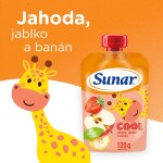 Sunar Cool ovocná kapsička jahoda, banán, jablko 12m+, 120g