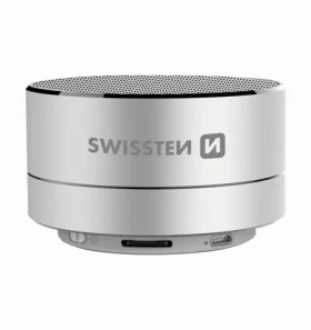 SWISSTEN i-METAL stříbrná / Bluetooth reproduktor / 3W / 300mAh (52104432)