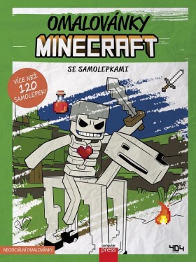 Omalovánky Minecraft se samolepkami Kolektiv