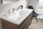 VILLEROY & BOCH - Venticello Umyvadlo nábytkové 800x500 mm, s přepadem, otvor pro baterii, CeramicPlus, alpská bílá 41048LR1