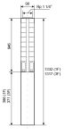 Ponorné čerpadlo EVAK V4S-1M36, 230V, 1.1kW, 2m kabelu