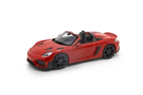 Welly Porsche 718 Spyder RS model 1:34 červené bez střechy