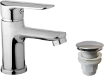 JB Sanitary Stojánková umyvadlová baterie FINERY s KLIK KLAK výpustí F10 05 04