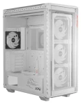 ADATA XPG BATTLECRUISER II bílá / Skříň / E-ATX / 2x USB-A 3.2 / 1x USB-C 3.2 / 4x ventilátor / bez zdroje (BATTLECRUISERIIST-WHCWW)