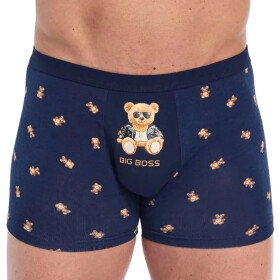 Pánské boxerky 280/245 Tattoo Boss - CORNETTE tmavě modrá L