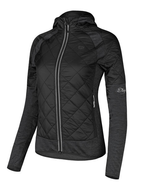 Dámská bunda/mikina ETAPE SIERRA PRO 2.0, černá (materiál NanoLoft, velikost M)