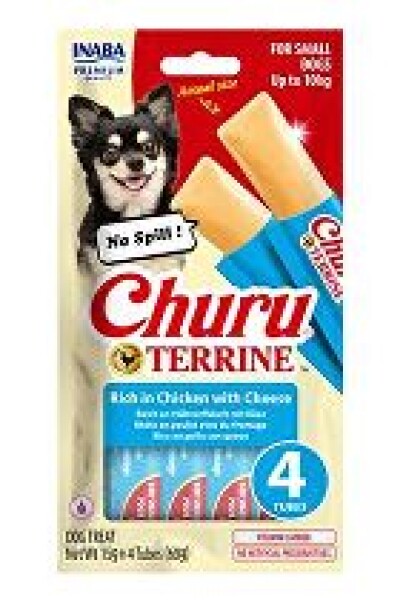Churu Dog Terrine kuřecí se sýrem plemena S 4x15g