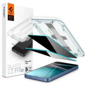Spigen Glass tR EZ Fit HD (Privacy) ochranné tvrzené sklo pro Samsung Galaxy S25/S24 2ks (AGL09308)