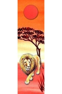 Safari Lev - Záložka s 3D efektem