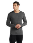 Pánské merino triko ICEBREAKER Mens 260 Tech LS Crewe, Gritstone HTHR velikost: XXL