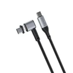 Rozbaleno - Epico Magnetický pletený nabíjecí kabel USB-C na USB-C 2m šedá / rozbaleno (9915101300220.Rozbaleno)