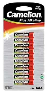 Camelion Plus Alkaline AAA (LR03) / Alkalická baterie / 10 ks (11001003)