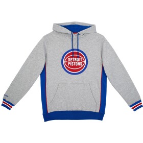 Mitchell & Ness Pánská mikina Detroit Pistons NBA Pinnacle Heavyweight Fleece Hoodie Velikost: S