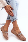 Dámské mokasiny YD6-52 khaki - Soon Her Shoes 39