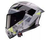 Helma na moto Caberg Drift Evo II Prism grey/black/yellow fluo - 2Xl / šedá
