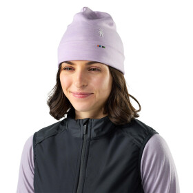 Unisex merino čepice SMARTWOOL Thermal Merino Reversible Cuffed Beanie, Lavender Sky Heather univerzální