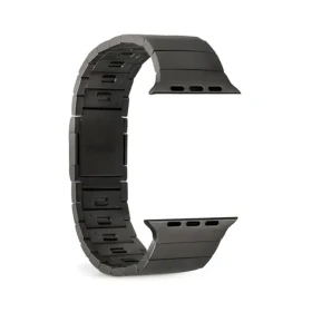 Puro TITAN černá / Řemínek pro Apple Watch / Nerezová ocel / 42/44/45/49 mm