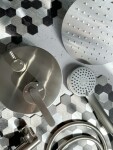 REA - Podomítková sprchová sada Ontario Brush Nickel + BOX REA-P5503