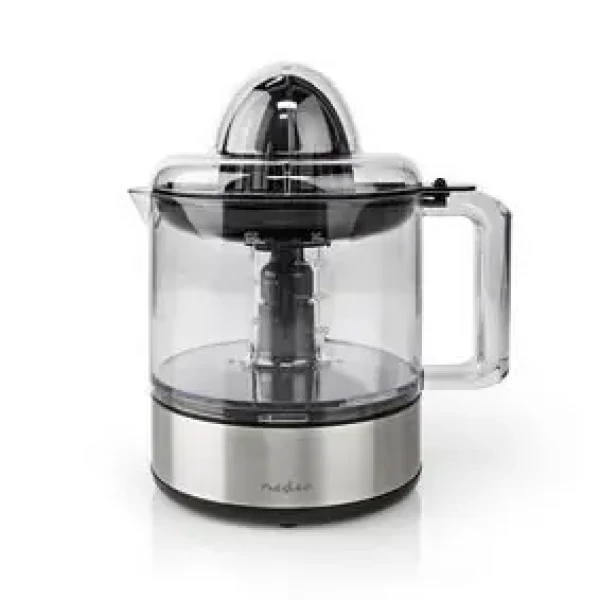 Nedis Citrus Presses KAJC110CBK stříbrná / Lis na citrusy / 30 W / 0.8 l (KAJC110CBK)