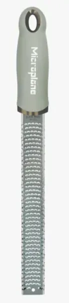 Struhadlo Microplane PREMIUM ZESTER jemné s rukojetí šedozelená barva