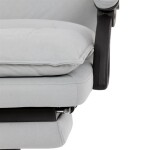 Kancelářské křeslo, synchronní mechanismus, stříbrná látka, KA-Y350 SIL