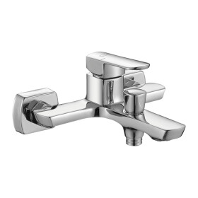 Laveo - Calla - nástěnná vanová baterie bez příslušenství, chrom BAC_010D