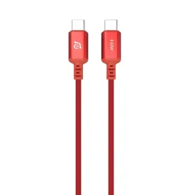 Adam Elements CASA S120 červená / Kabel / USB-C - USB-C / 60W / 1,2 m (ACBADS120RD)