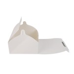 Cake star Dortová krabice bílá s uchytem 25x25x12cm