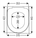 VILLEROY & BOCH - ViCare WC sedátko, SoftClosing, QuickRelease, AntiBac, modrá 9M67S1P1