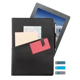 XD Design Komo 9-10" univerzální kožené pouzdro s držákem na tablet / černý (P320.811)