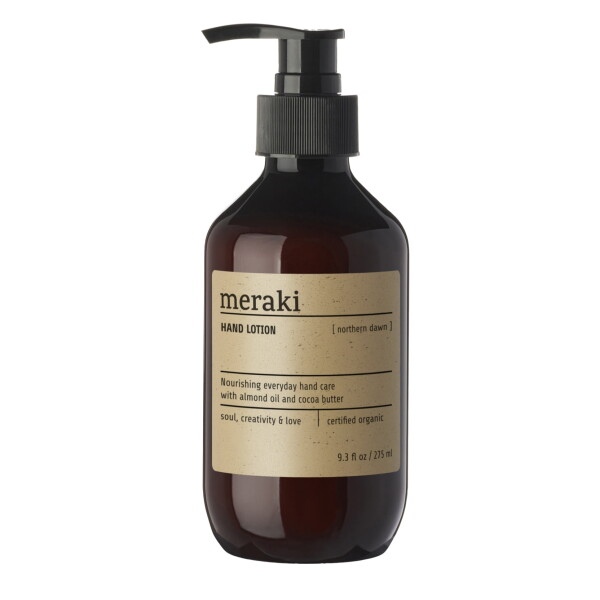 Meraki Krém na ruce Northern Dawn 275 ml, hnědá barva, plast
