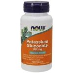 Glukonát draselný 99 mg - NOW Foods (100 tab.) (41956-1-100tab)