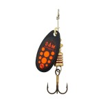 DAM Třpytka Effzett Standard Spinner Black Red,DAM Třpytka Effzett Standard Spinner Black Red