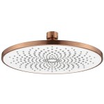 REA - Kulatá dešťová sprcha JS-021BRG Brush Copper REA-P0620