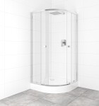 SAT - Set sprchového koutu a vaničky, čtvrtkruh 90x90 cm Multi Basic SIKOBKMUS90CRCH SIKOBKMUS90CRCH