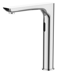 SAPHO - Senzorová vysoká stojánková baterie 230V AC / 6V DC (4xAA), chrom BT.ES6500