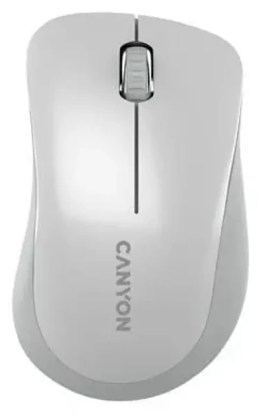 CANYON MW-11PW bílá perleť / Bezdrátová optická myš / 1200 DPI / 3 tlačítka / USB přijímač (CNE-CMSW11PW)