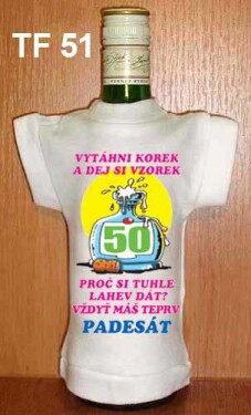 Divja Tričko na flašku vytáhni korek a dej si...50