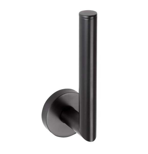 SAPHO - X-ROUND BLACK držák toaletního papíru rezervní, černá mat XR701B