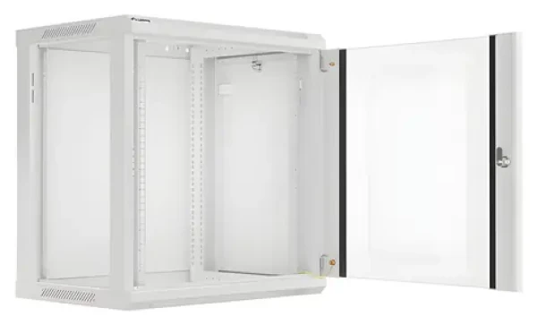 Lanberg WF01-6412-10S šedá / Nástěnný rozvaděč / 19" / 12U / 600x450 mm / 60 kg (WF01-6412-10S)