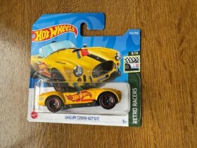 HOT WHEELS 9/10 RETRO RACERS SHELBY COBRA 427 S/C ŽLUTÁ