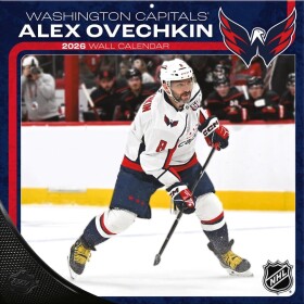 JF Turner Kalendář Washington Capitals NHL Alexander Ovechkin #8 2026 Wall Calendar