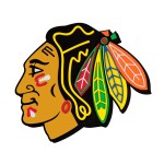 Cedule Chicago Blackhawks NHL 3D Foam Logo