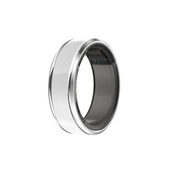 CUBE1 Smart Ring vel. 10 (20.8mm) bílá / Chytrý prsten / Bluetooth 5.1 / 5ATM