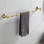 REA - Koupelnový věšák Brush Gold 332870 REA-06921