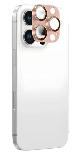 AmazingThing Aviation-Grade růžové zlato / Ochranné sklo objektivu / Apple iPhone 16 Pro/16 Pro Max