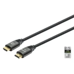 Manhattan HDMI kabel s Ethernetem černá / Kabel / 8K 60Hz / 48 Gbit/s / 2 m (355940)