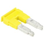 Weidmüller Z-series, Accessories, Cross-connector, For the terminals, No. of poles: 2 ZQV 2.5/2 1608860000-60 žlutá 60 ks