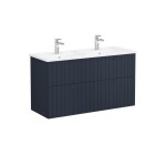 Koupelnová skříňka s umyvadlem VitrA Root 120x67x46 cm modrá mat ROOTG120BINTS ROOTG120BINTS
